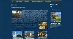 Desktop Screenshot of caravelas.net.br