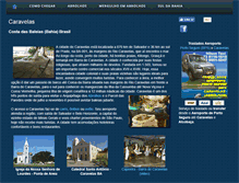 Tablet Screenshot of caravelas.net.br